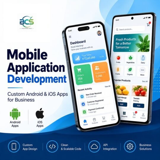BCS TECHNOLOGY mobile application development for Android and iOS